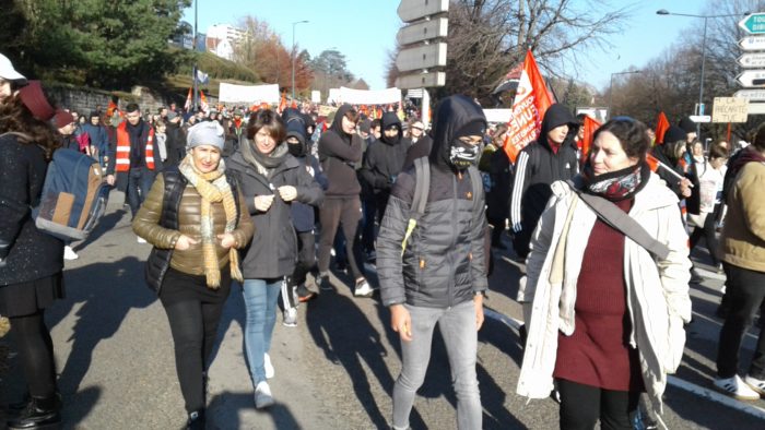 Manifestation 5 décembre Besançon