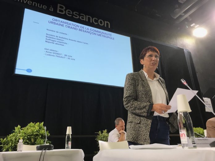 Anne Vignot Présidente GBM