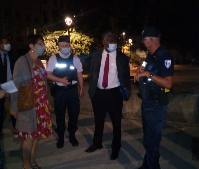 Opération sécurité publique de nuit à Besançon