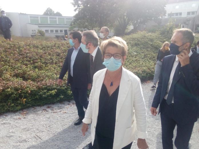 Marie-Guite Dufay au lycée Pergaud