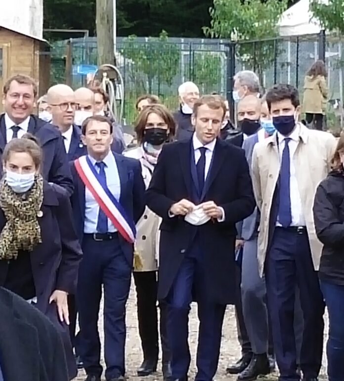 Visite Macron à Gray