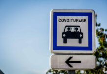 panneau indiquant le covoiturage
