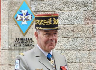 Pierre-Yves Rondeau a pris ses quartiers à l’Etat-Major de la 1ère division à Besançon