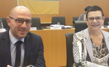 Ludovic Fagaut, 1er vice-président du département et Christine Bouquin Présidente du conseil départemental du Doubs