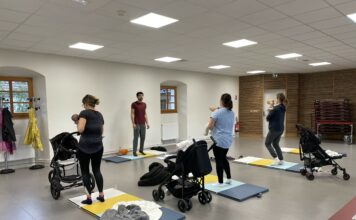 Haut-Doubs. La gym avec une poussette en Pays Horloger