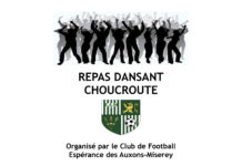 Repas annuel du club de foot « Espérance » des Auxons Miserey Les Auxons