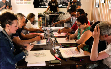 Haut-Doubs. Aux Premiers Sapins, Eclisse innove avec le dessin rythmique