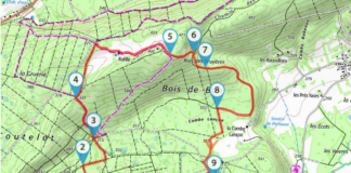 carte du trajet