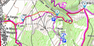 carte du trajet