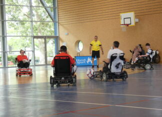 Morteau. Un match de foot fauteuil pour sensibiliser