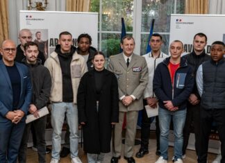 Les nouveaux engagés à l'armée de terre Besançon