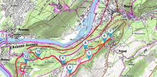 carte du trajet