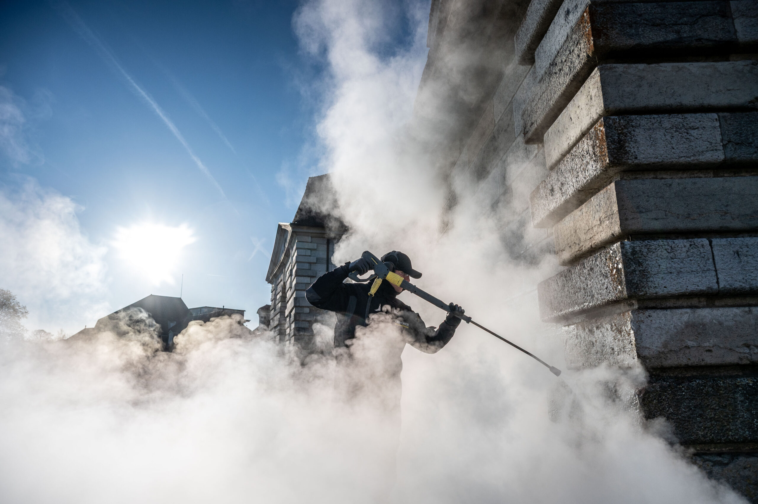 Nettoyage au Karcher de la Saline Royale
