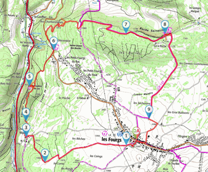 plan de la balade