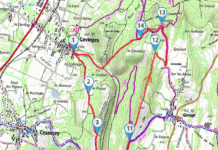 carte du trajet
