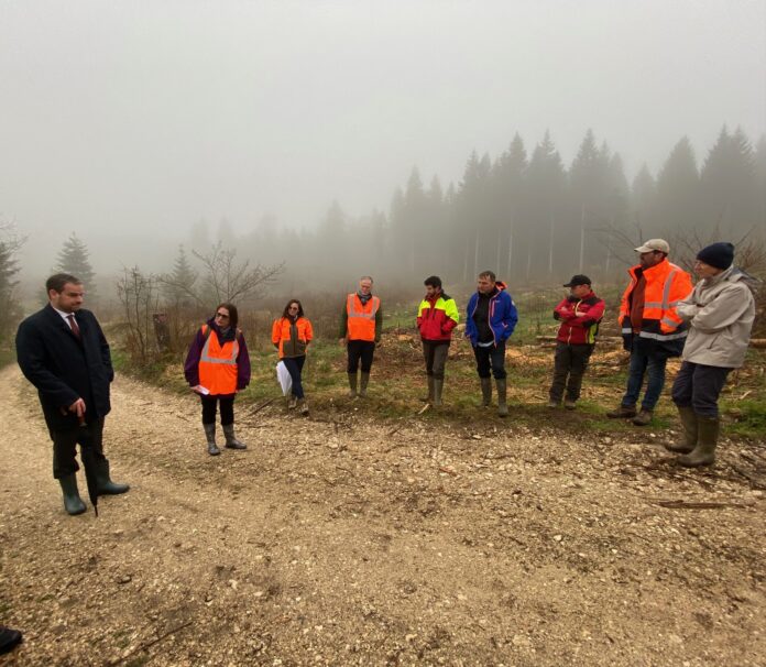 Rémi Bastille préfet Doubs pour filière bois-foret Le préfet Rémi Bastille a rencontré les différents acteurs de la filière bois-forêt