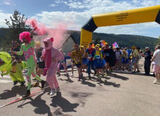 Haut-Doubs. Avec 460 coureurs, le Saugeathlon bat son record de l’année dernière départ du Saugeathlon