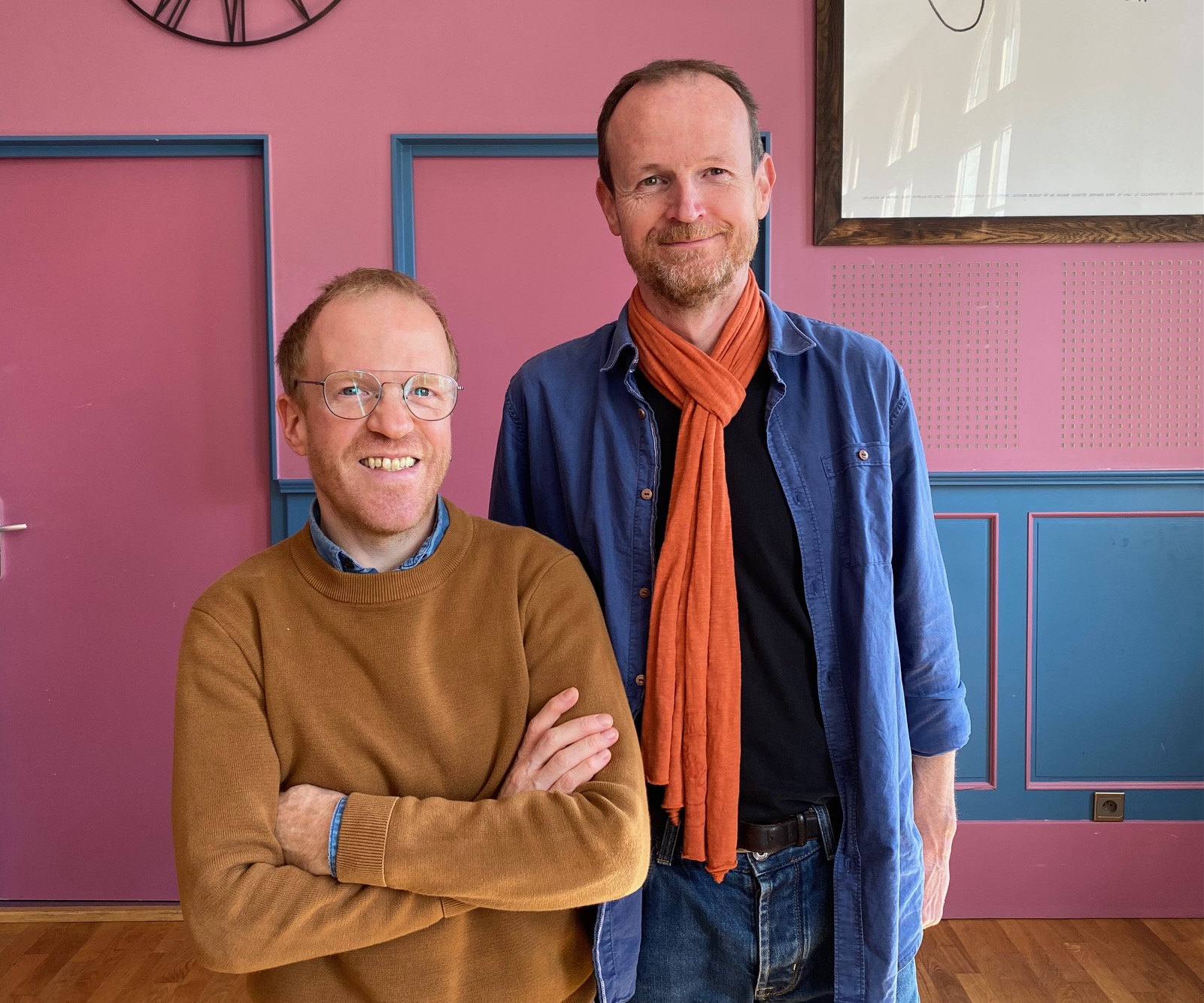 Portrait de Pierre Francois Doireau, directeur artistiques et Noel Rémond coprésident du CAHD