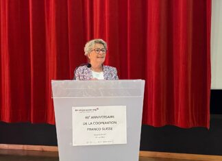 Marie-Guite Dufay, présidente de la région BFC et co-présidente d'Arcjurassien.org