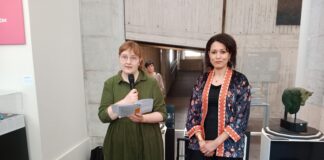 Elise Aebischer, Adjointe représentant Aline Chassagne et Leïla Bahsaïn, artiste - auteure