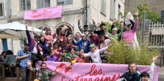 Les organisateurs lors de la première journée les souterraines