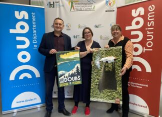 Doubs Tourisme décore les salles d'attente
