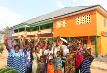 Le centre d'hébergement construit au Togo