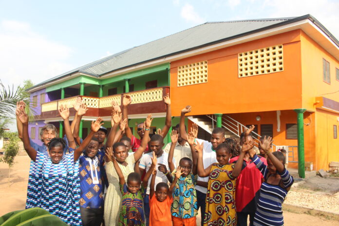 Le centre d'hébergement construit au Togo
