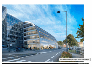 Ensemble immobilier de la City à Besançon.