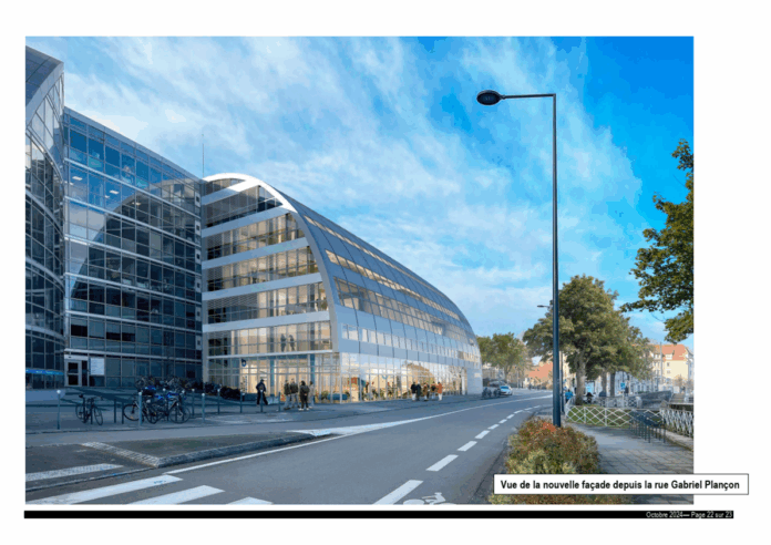 Ensemble immobilier de la City à Besançon.