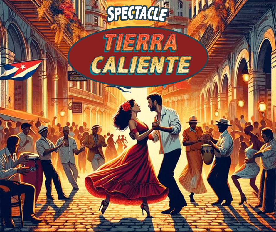 Affiche spectacle de musiques et de danses cubaines à la Foire Comtoise