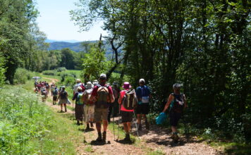 Randonneurs lors d'une balade