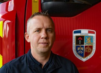Mickael Bey, référent départemental Volontariat au SDIS du Doubs