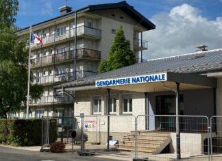 immeuble de la gendarmerie nationale à Jougne
