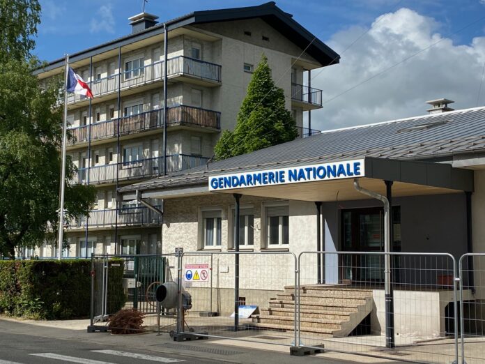 immeuble de la gendarmerie nationale à Jougne