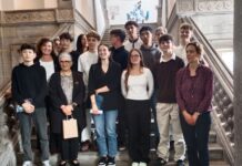 14 élèves de seconde du lycée Victor Hugo de Besançon