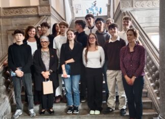 14 élèves de seconde du lycée Victor Hugo de Besançon