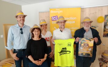 Personnes organisant l'évènement "Juin Jaune"