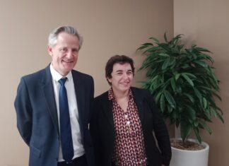 Économie. Les banques en Bourgogne Franche-Comté, un pilier de l’économie régionale Maya Atig, Directrice générale de la Fédération Bancaire de France et François de Laportelière, Directeur général de la Banque Populaire BFC