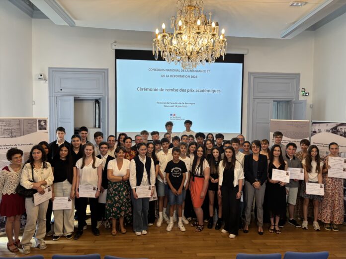 Région. Concours académique sur la résistance et la déportation Les lauréats du concours national de la résistance et la déportation