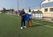 Junior Miranda, directeur sportif et Zié Diabaté, responsable technique des jeunes