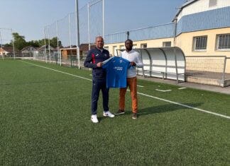 Junior Miranda, directeur sportif et Zié Diabaté, responsable technique des jeunes