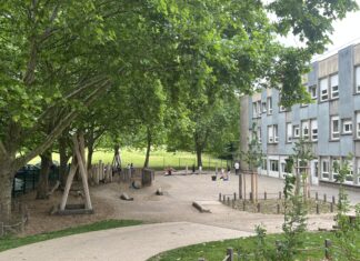 Besançon. Les nouvelles cours de l’école Jules Ferry ont été inaugurées à Saint-Ferjeux cours d’école