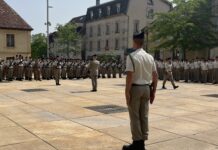Passation de commandement à Pontarlier