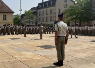 Passation de commandement à Pontarlier