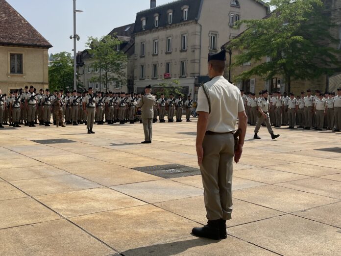 Passation de commandement à Pontarlier