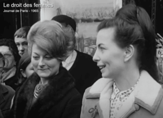 image de l'Ina montrant des femmes lors de l'année 1965 pouvant désormais travailler et ouvrir un compte en banque sans l'autorisation de leur mari