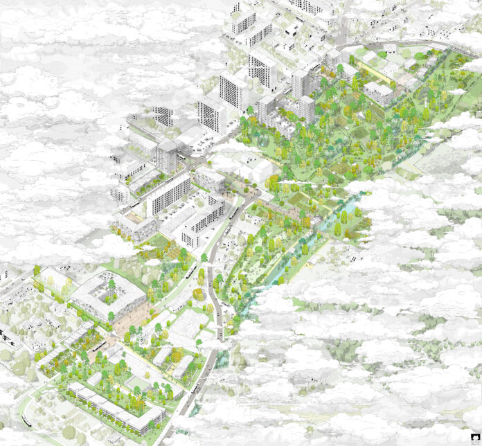 modélisation du quartier des vaîtes