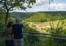 touristes lors d'une balade