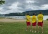 sauveteurs devant le lac saint point